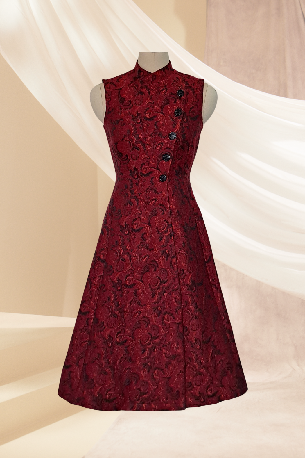 Freya Dress in Plush Parlour