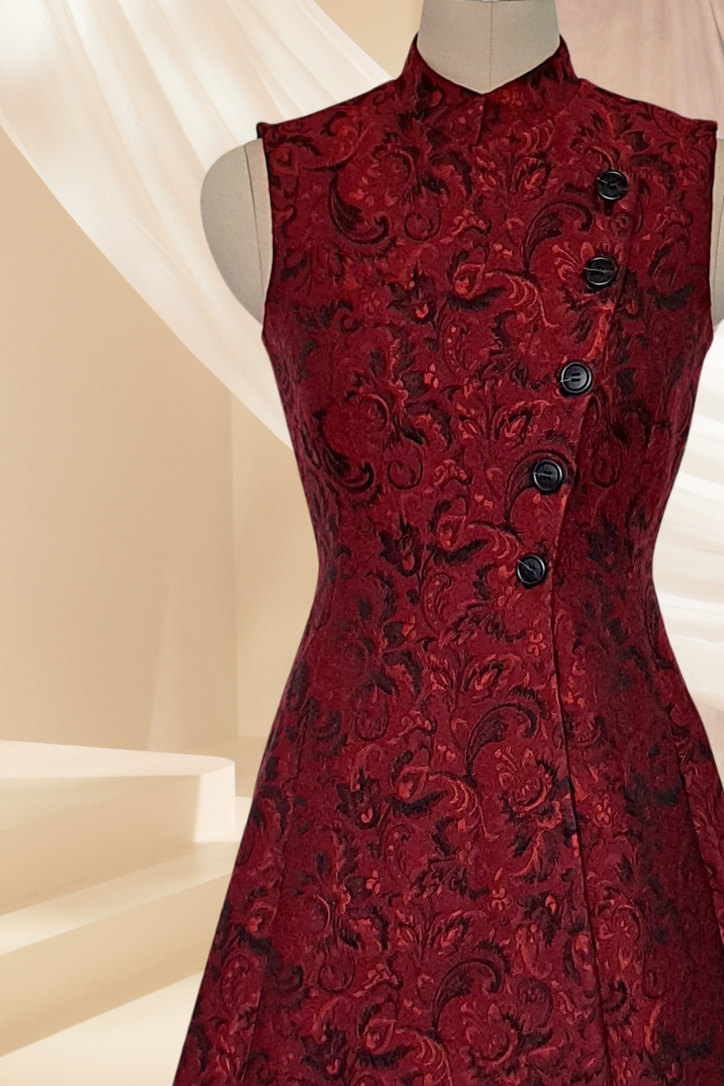 Freya Dress in Plush Parlour