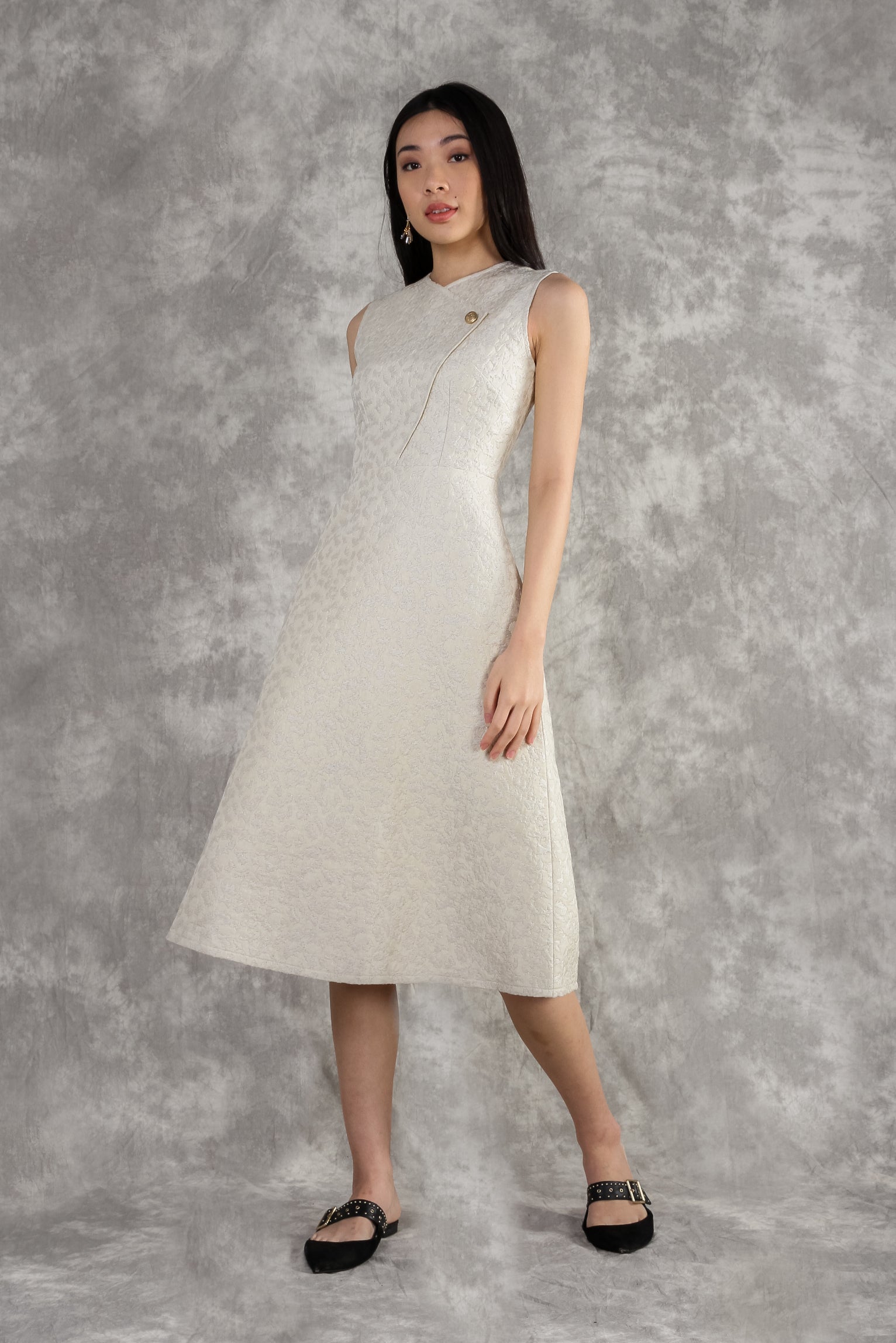 Grace Kelly Dress in Snow