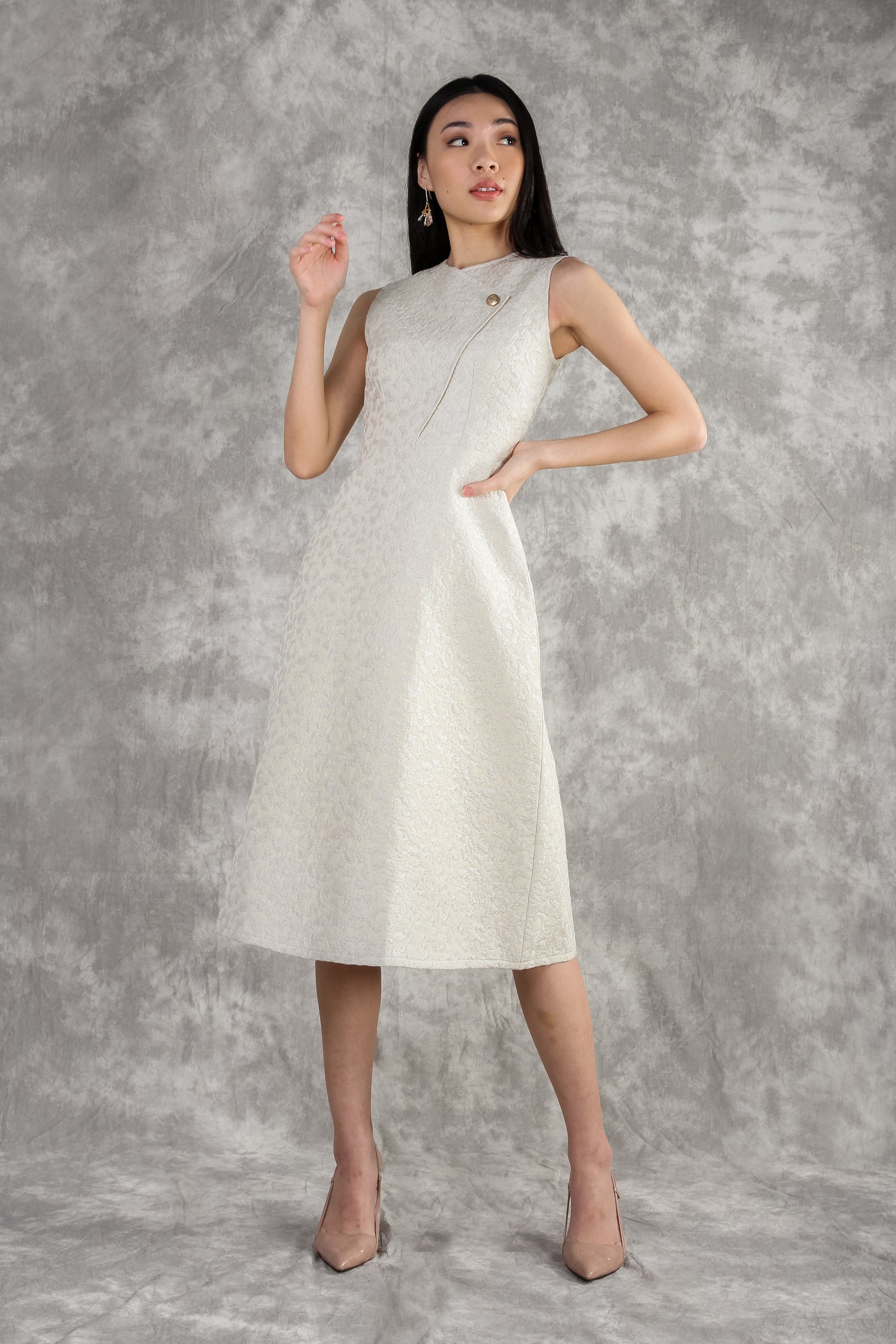 Grace Kelly Dress in Snow