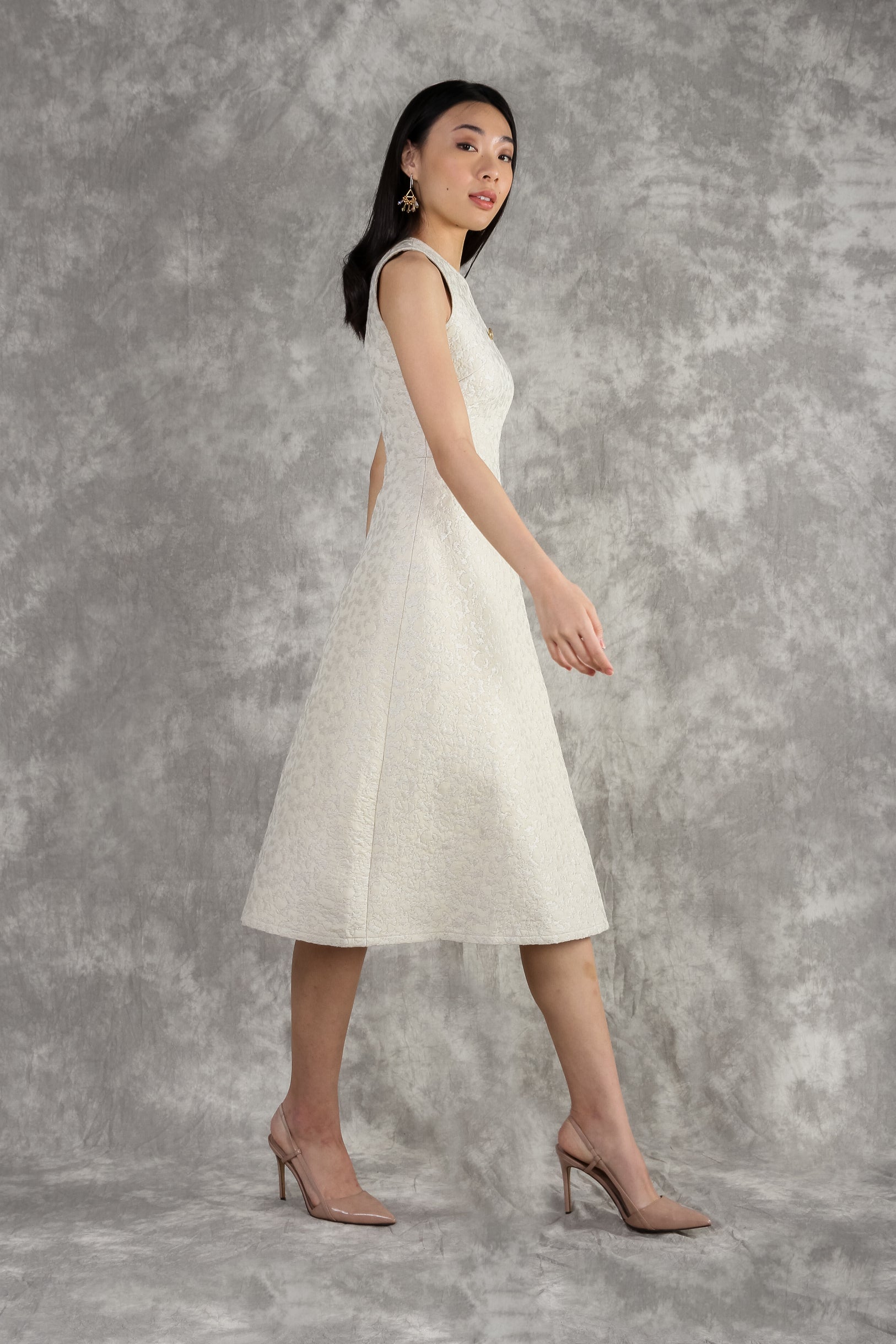 Grace Kelly Dress in Snow