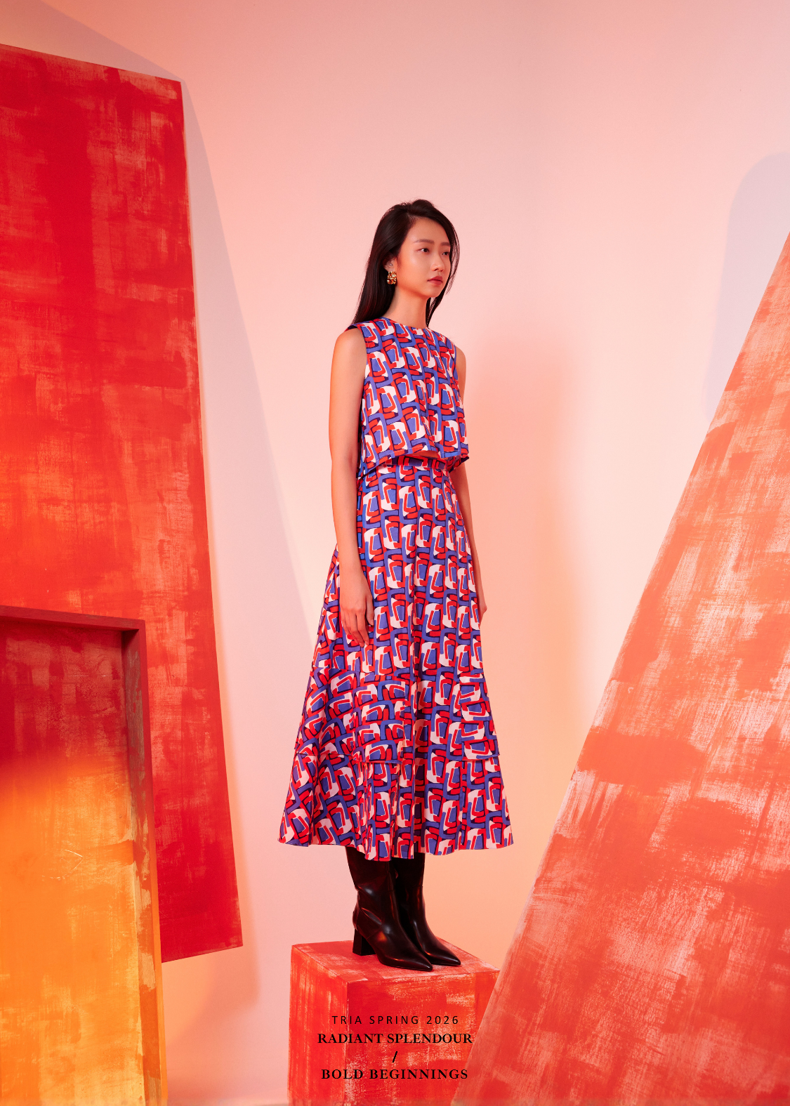 Alouette Top in Cubist