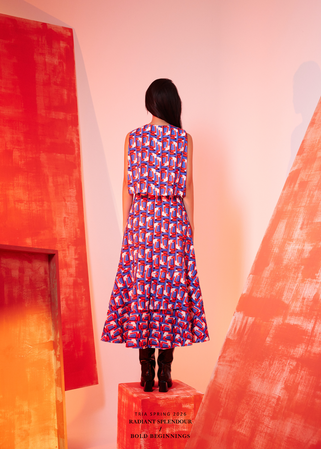 Alouette Top in Cubist