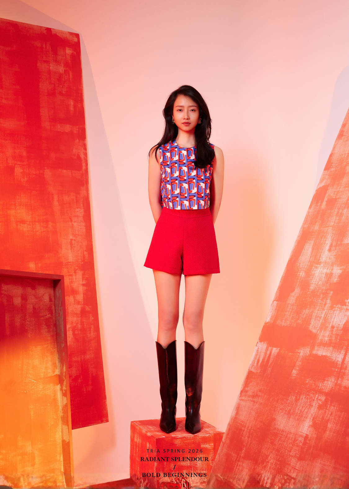 Alouette Top in Cubist