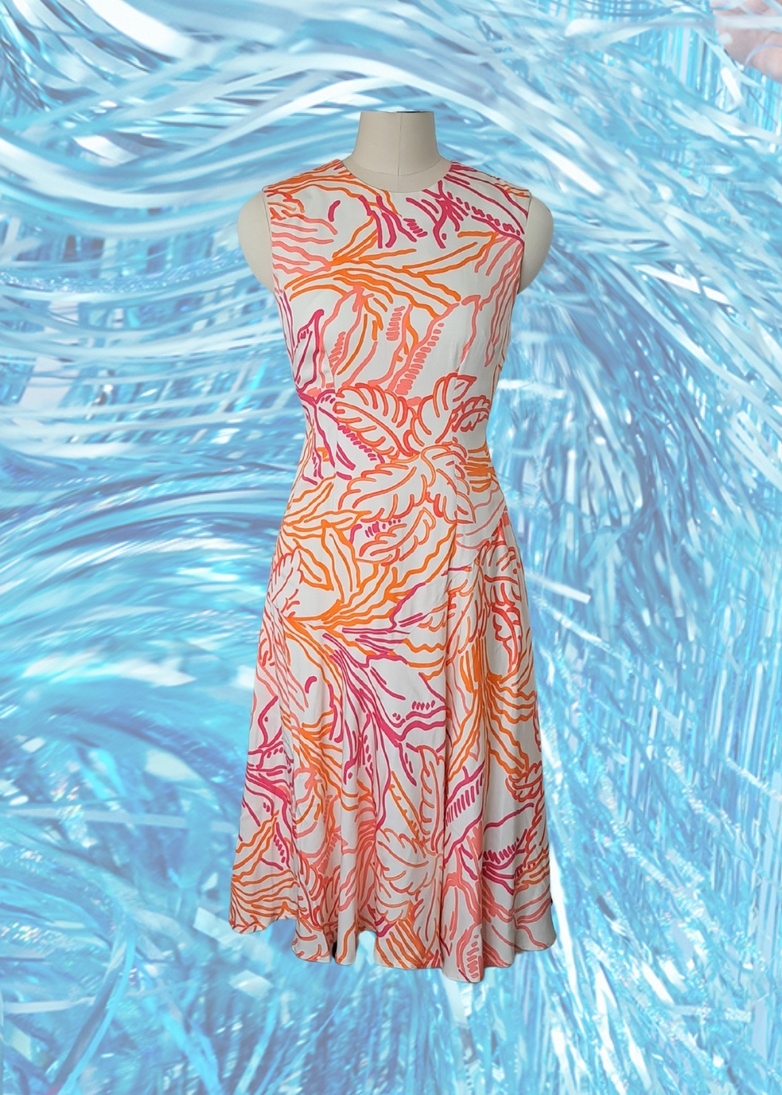 Aquila Dress in Coral Drift