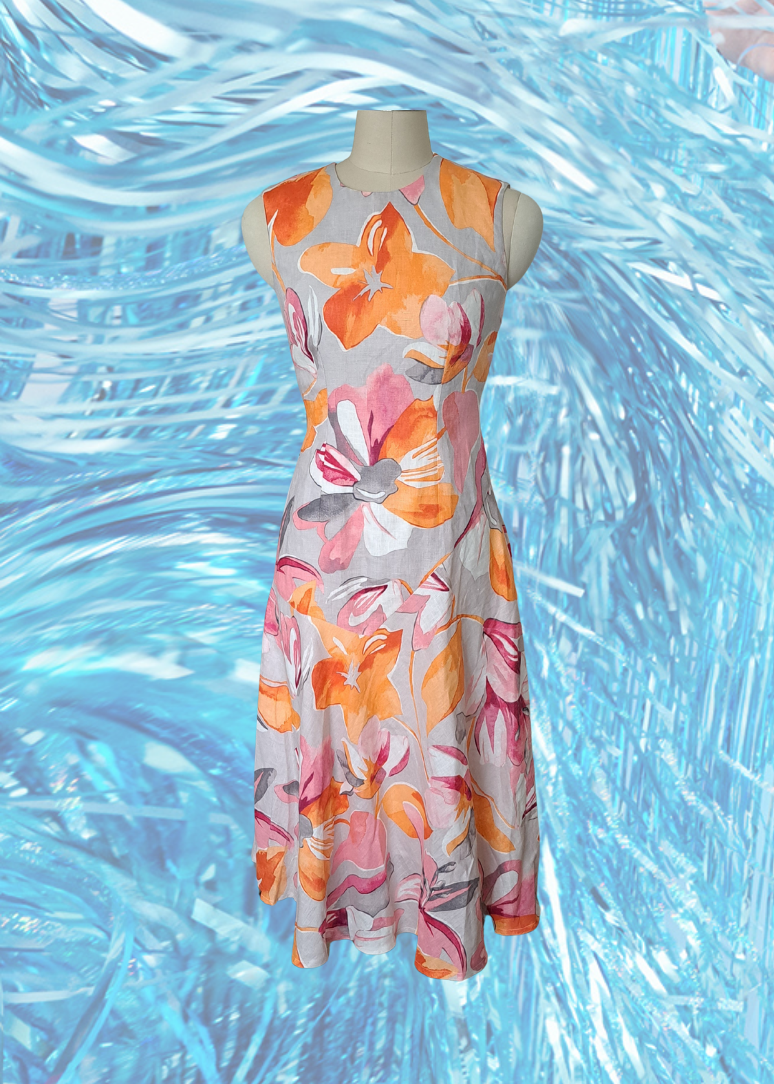 Aquila Dress in Pressed Petals
