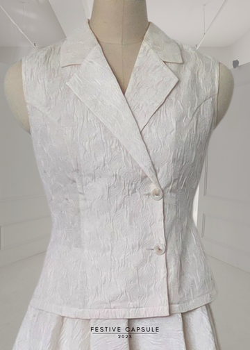 Ascot Top in Alabaster