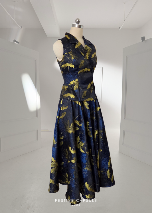 Ascot Skirt in Sapphire