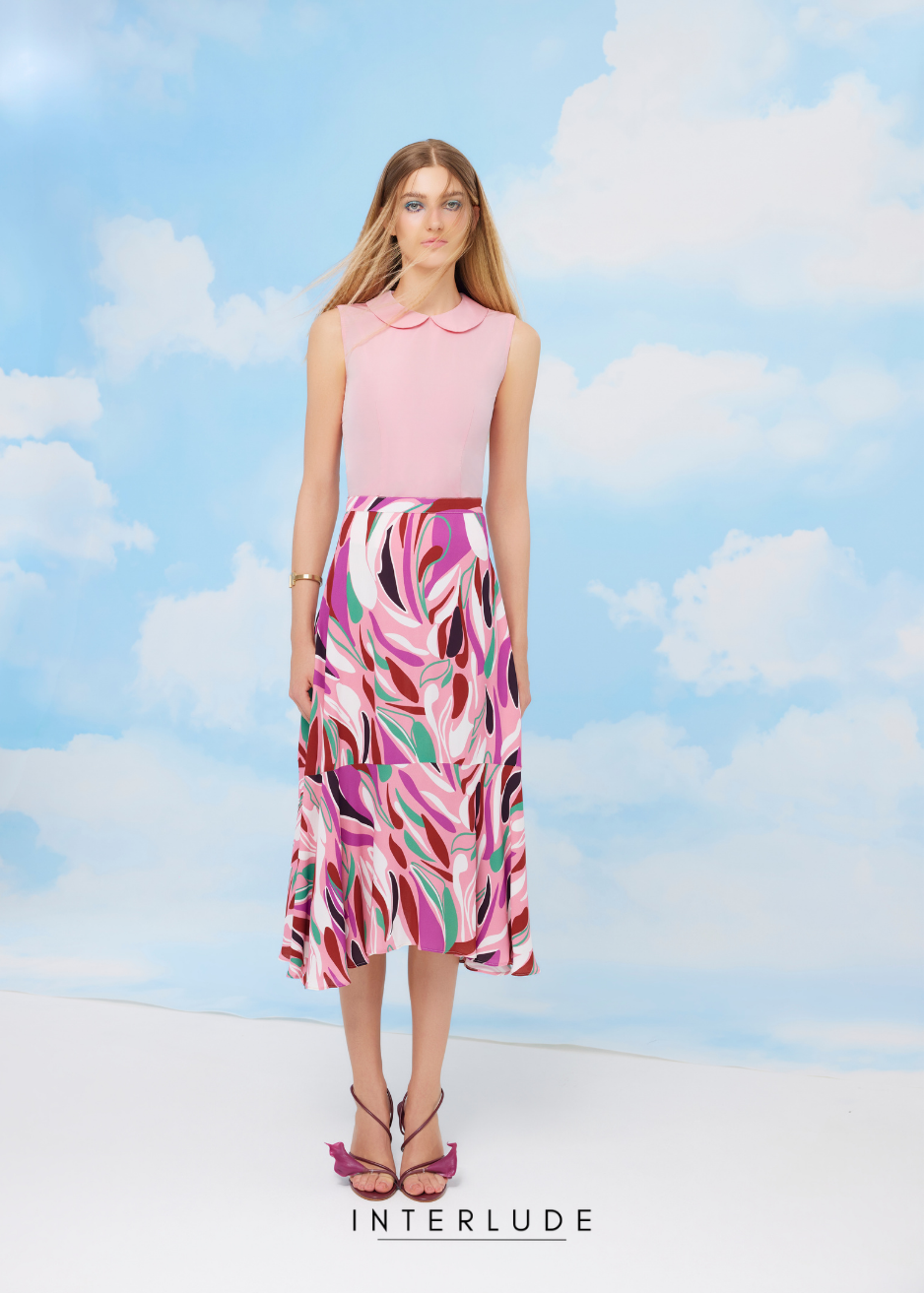 Astaire Skirt in Rhodonite