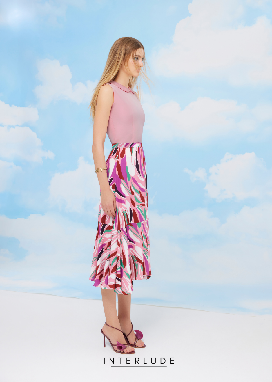 Astaire Skirt in Rhodonite