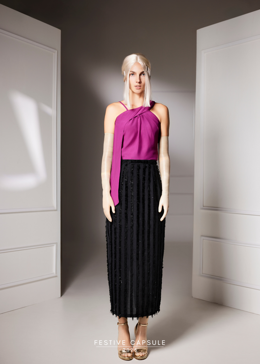 Aurelia Top in Boysenberry