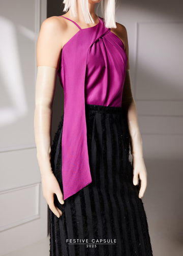 Aurelia Top in Boysenberry