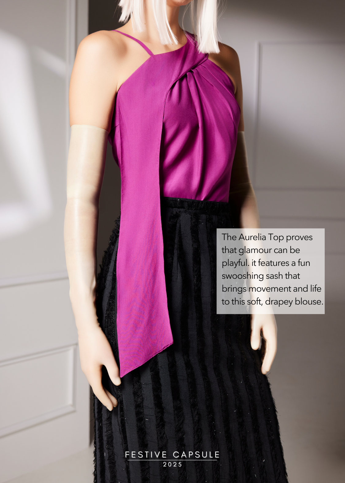 Aurelia Top in Boysenberry