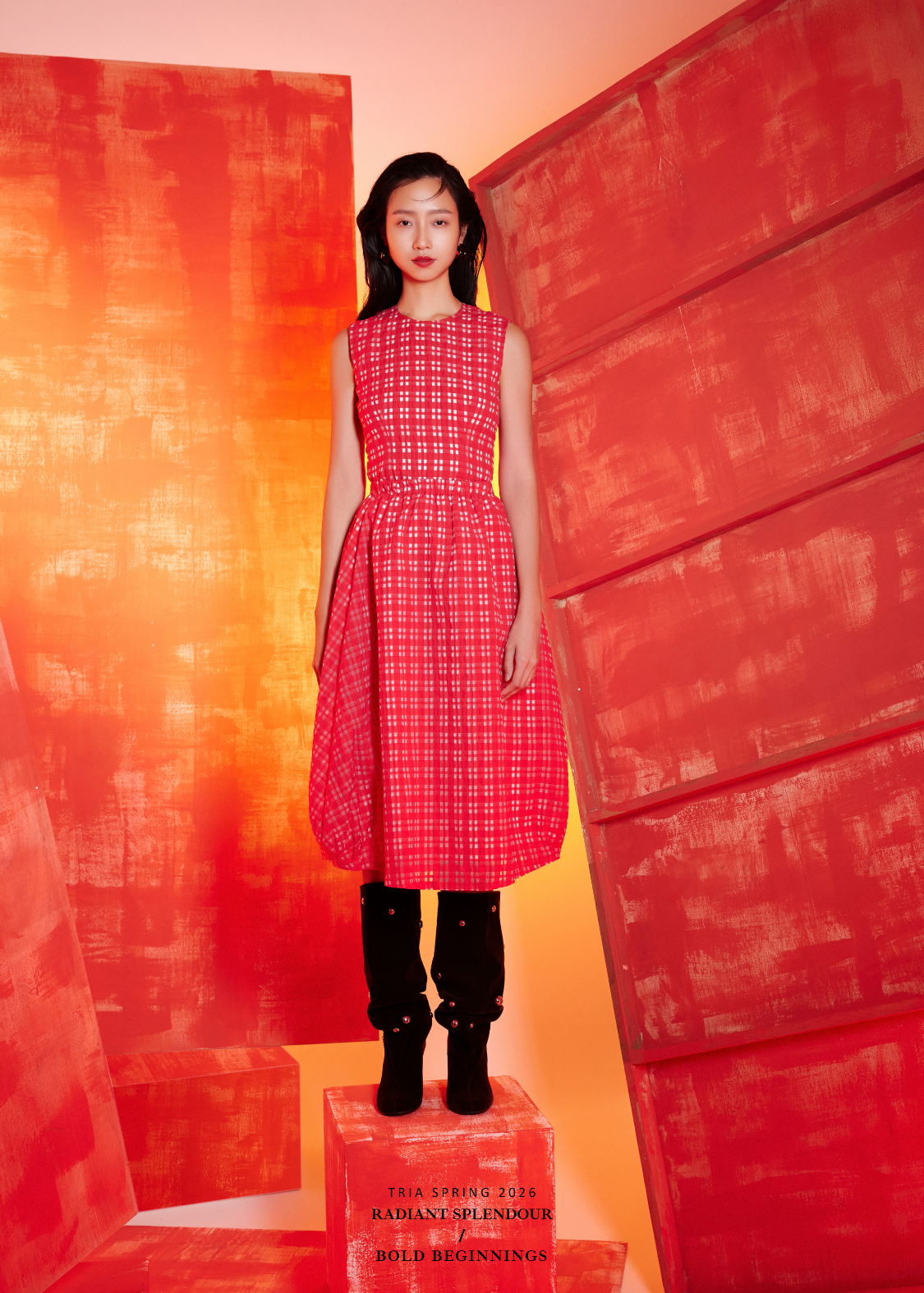 Hinoki Top in Gingham