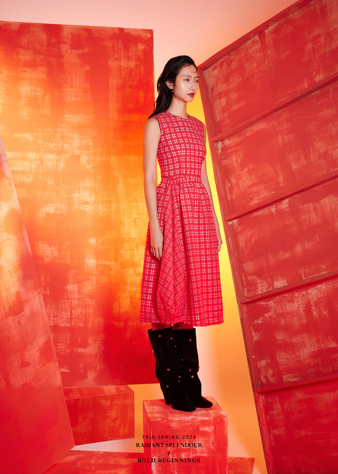 Hinoki Top in Gingham