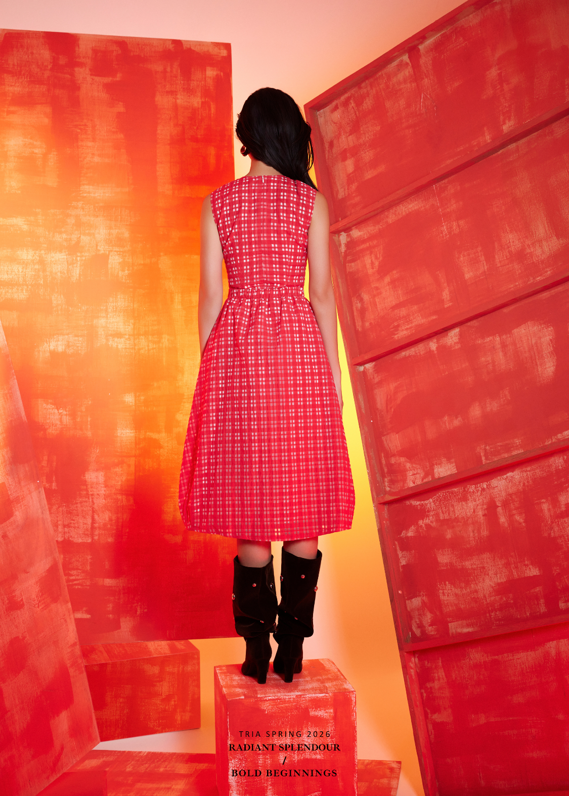 Hinoki Top in Gingham