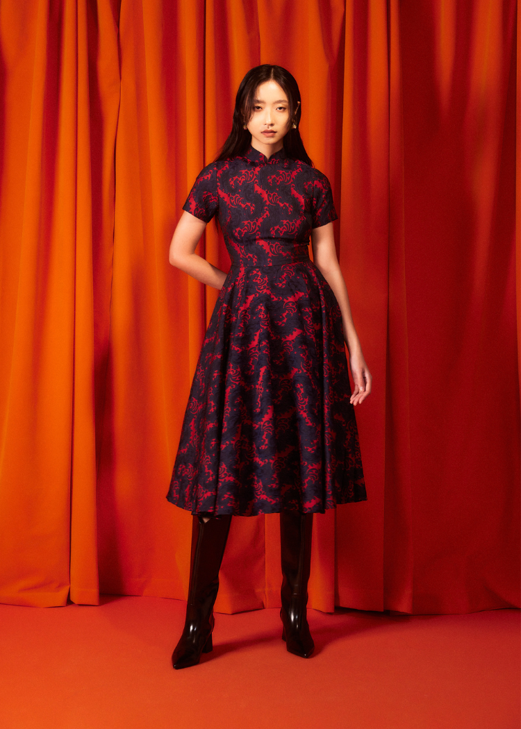 Jubilee Dress in Vivid Murano Jubilee Dress in Vivid Murano