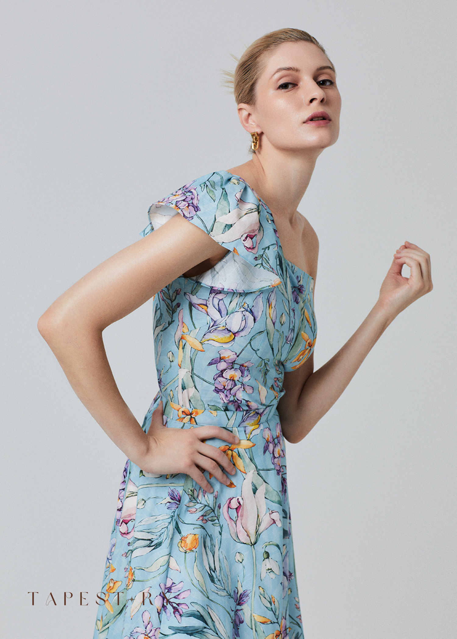 Livia Top in Springfall Blue