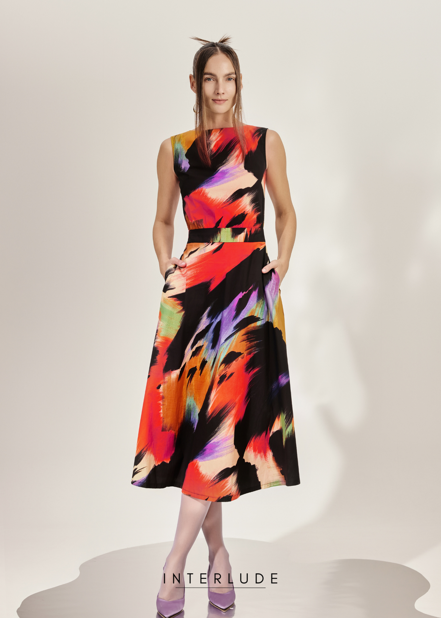 Maeve Midi Dress in Nebula Maeve Midi Dress in Nebula