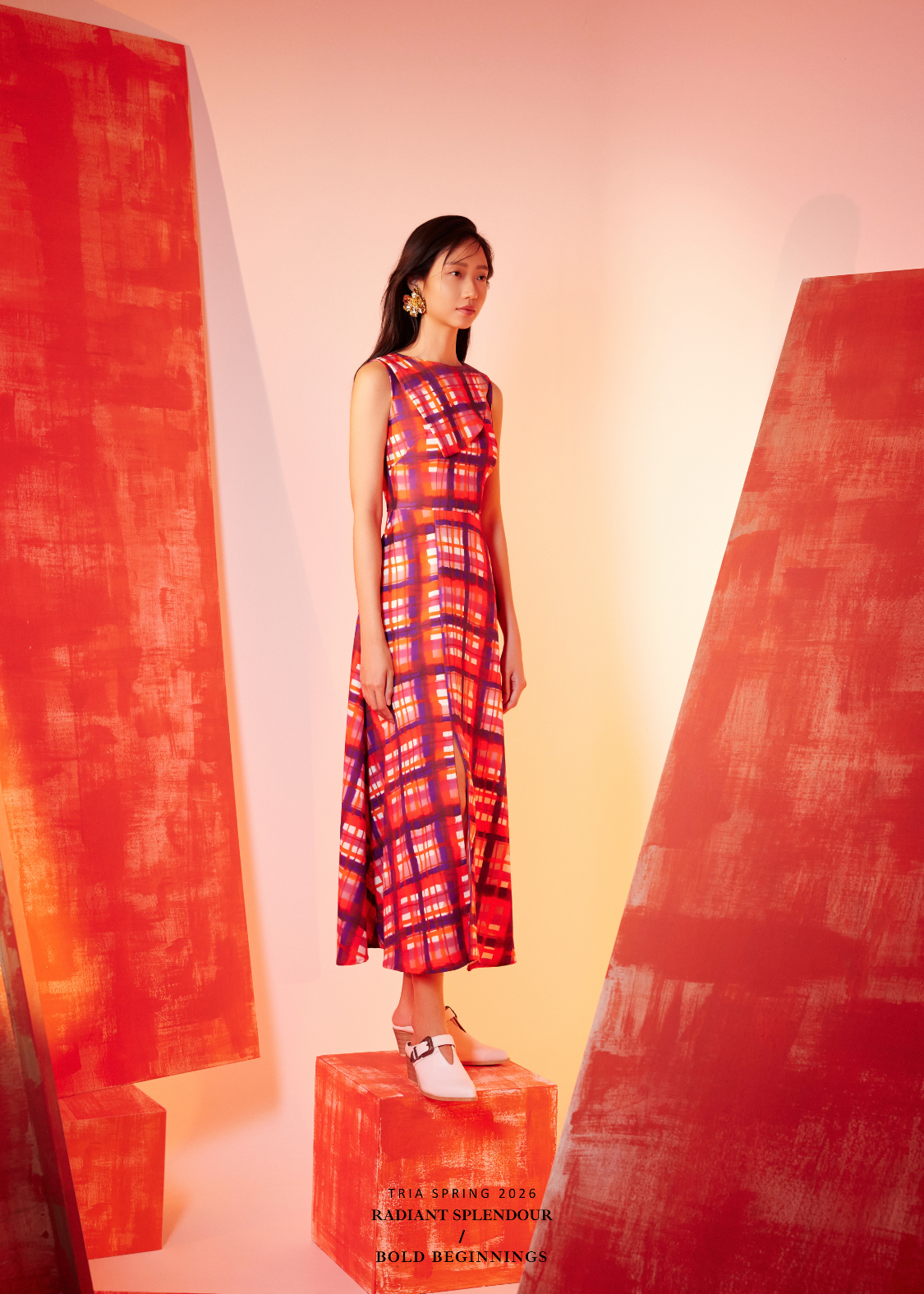 Maia Maxi Dress in Electric Dreams