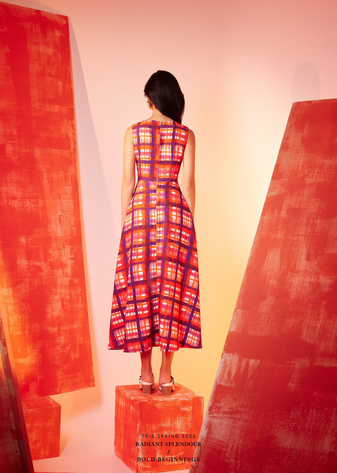 Maia Maxi Dress in Electric Dreams