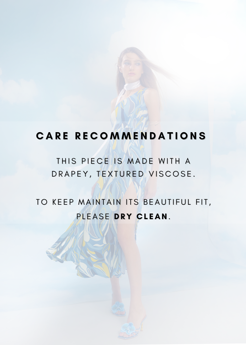 Mallorca Toga Maxi Dress in Larimar