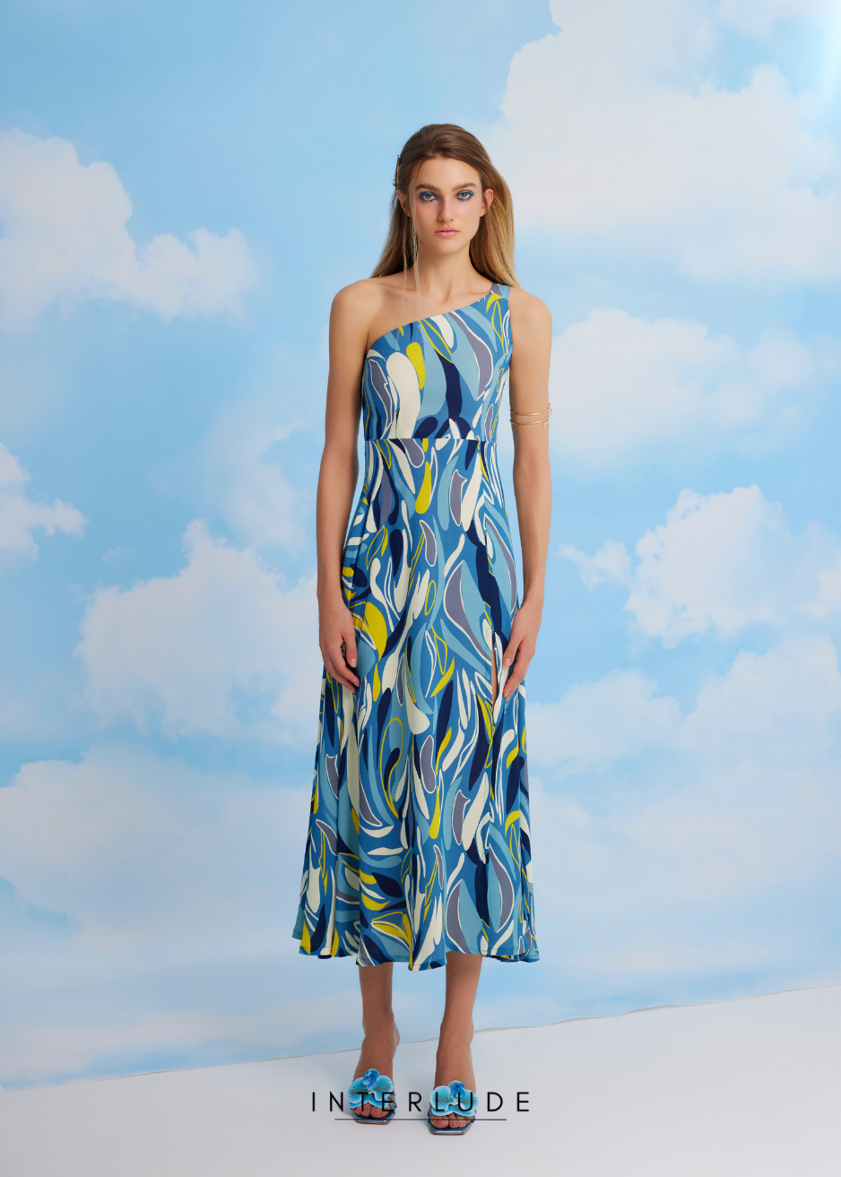 Mallorca Toga Maxi Dress in Larimar