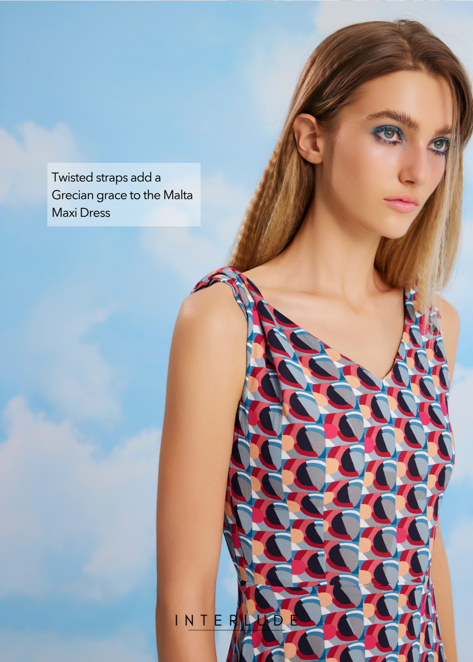 Malta Maxi Dress in Galah
