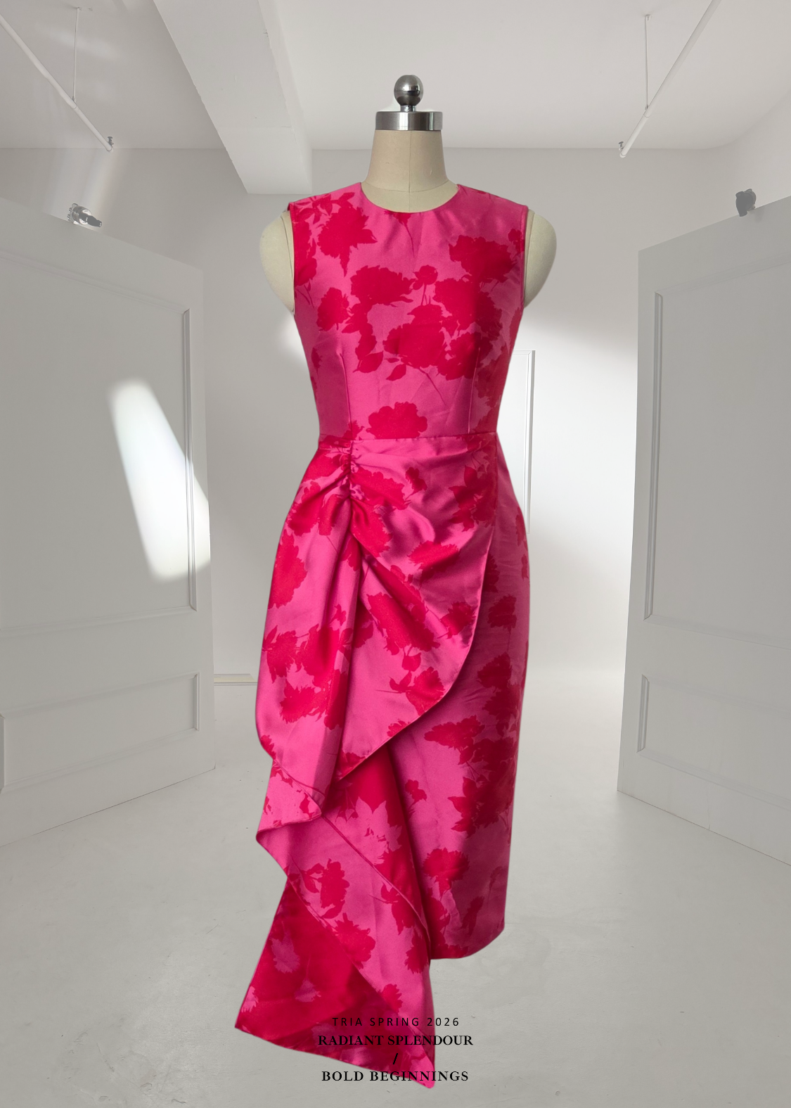 Manta Dress in Luxe Magenta