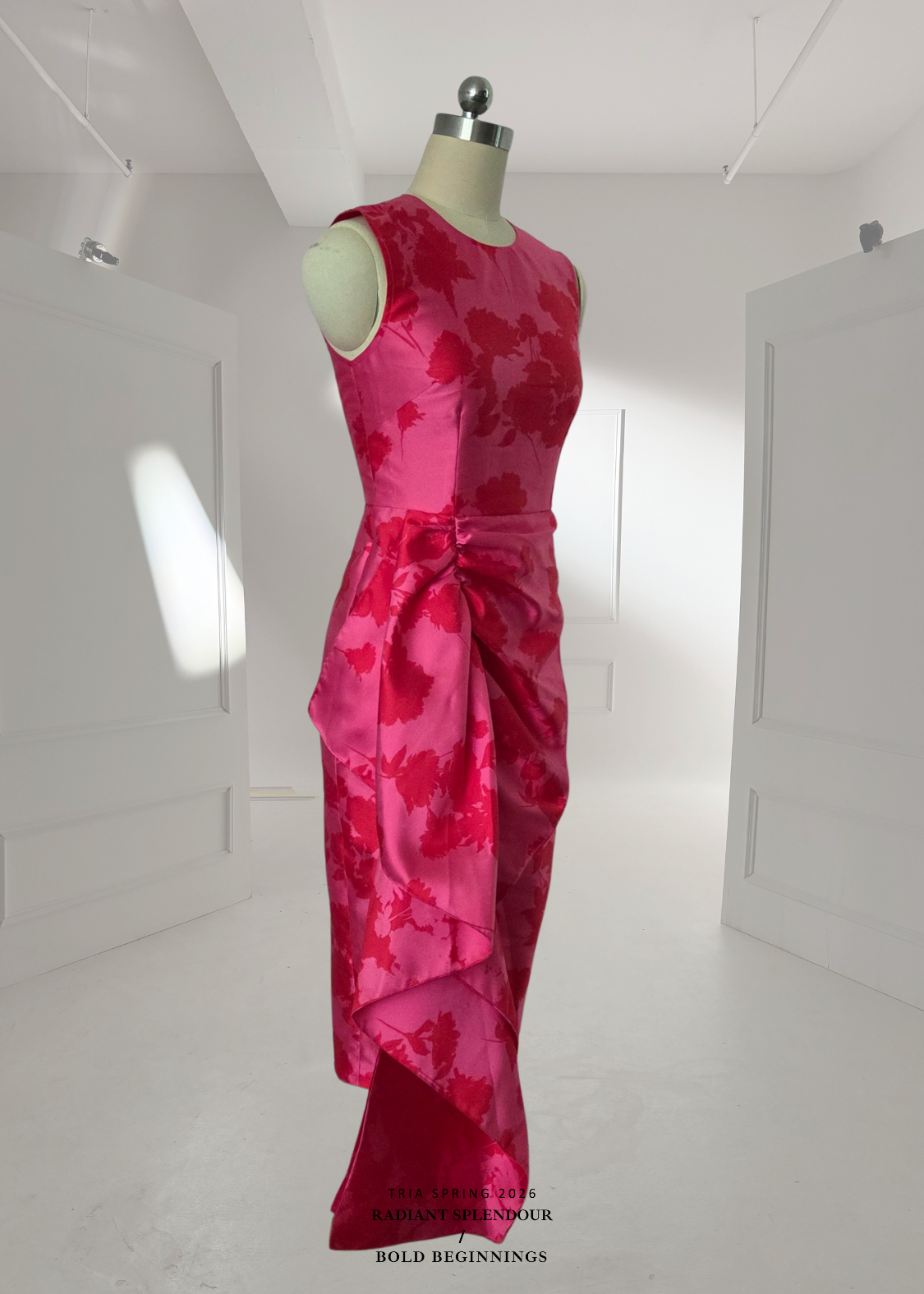 Manta Dress in Luxe Magenta