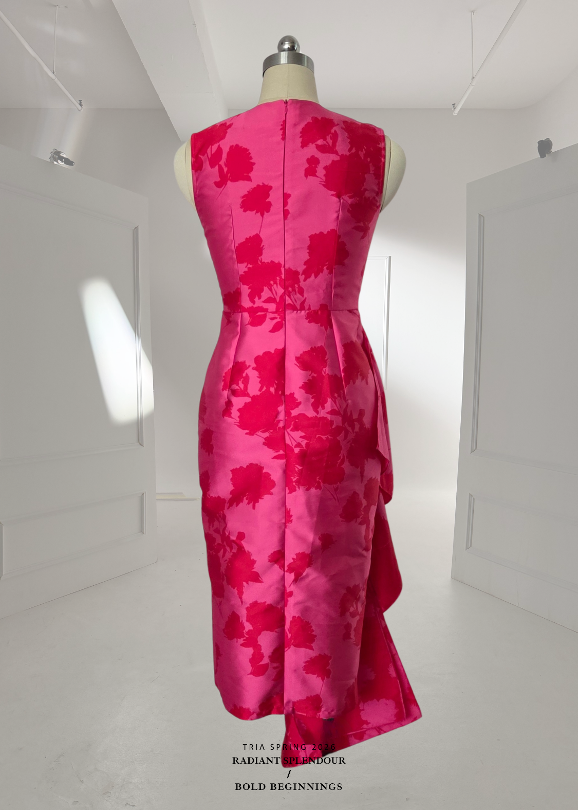 Manta Dress in Luxe Magenta