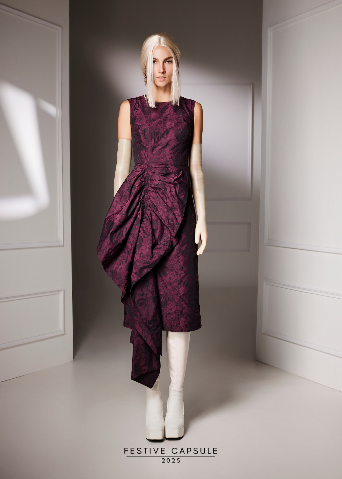 Manta Dress in Mystic Plum