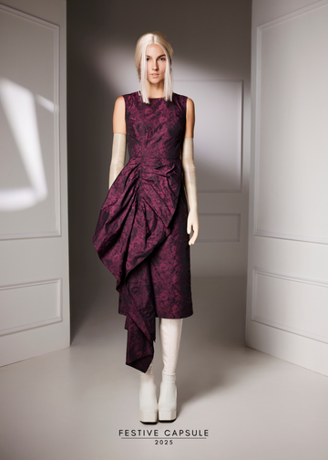 Manta Dress in Mystic Plum