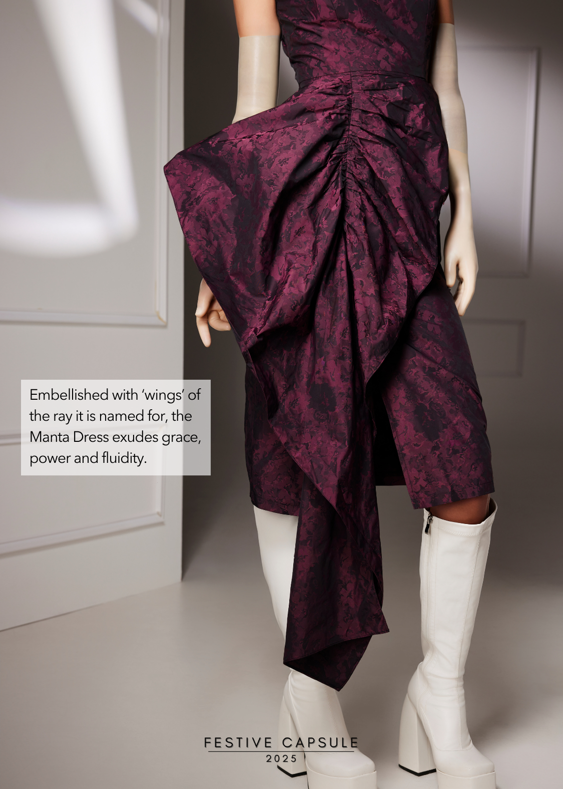 Manta Dress in Mystic Plum