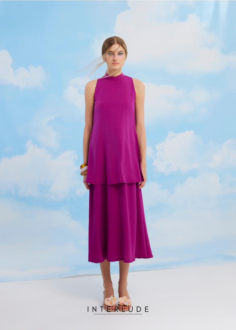 Miami Maxi Dress in Boysenberry