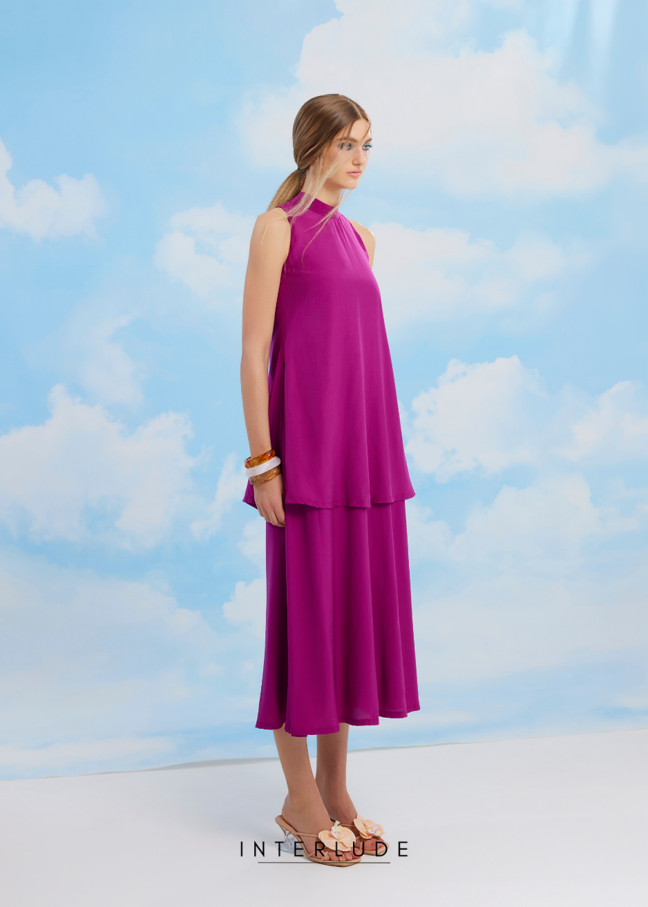 Miami Maxi Dress in Boysenberry