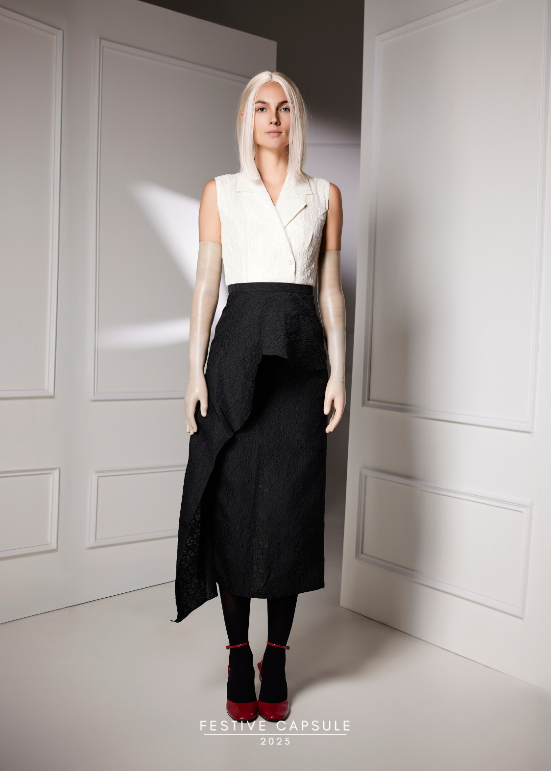 Nautilus Skirt in Black Walnut