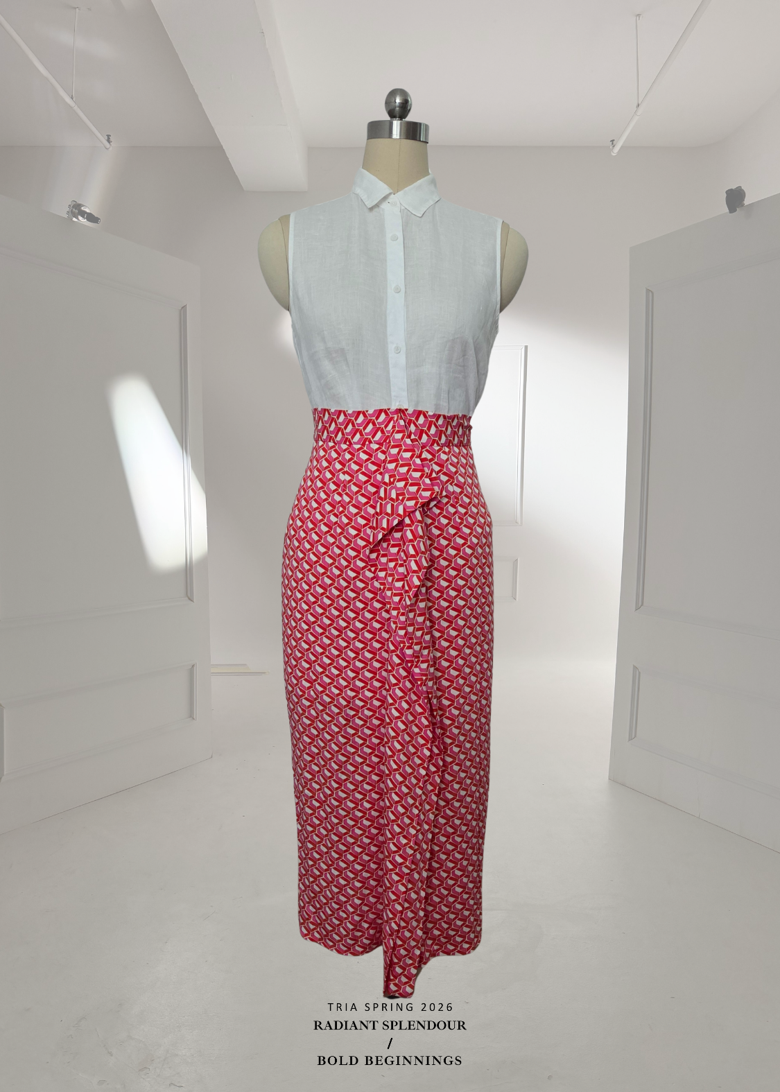 Paradise Skirt in Candy Melon