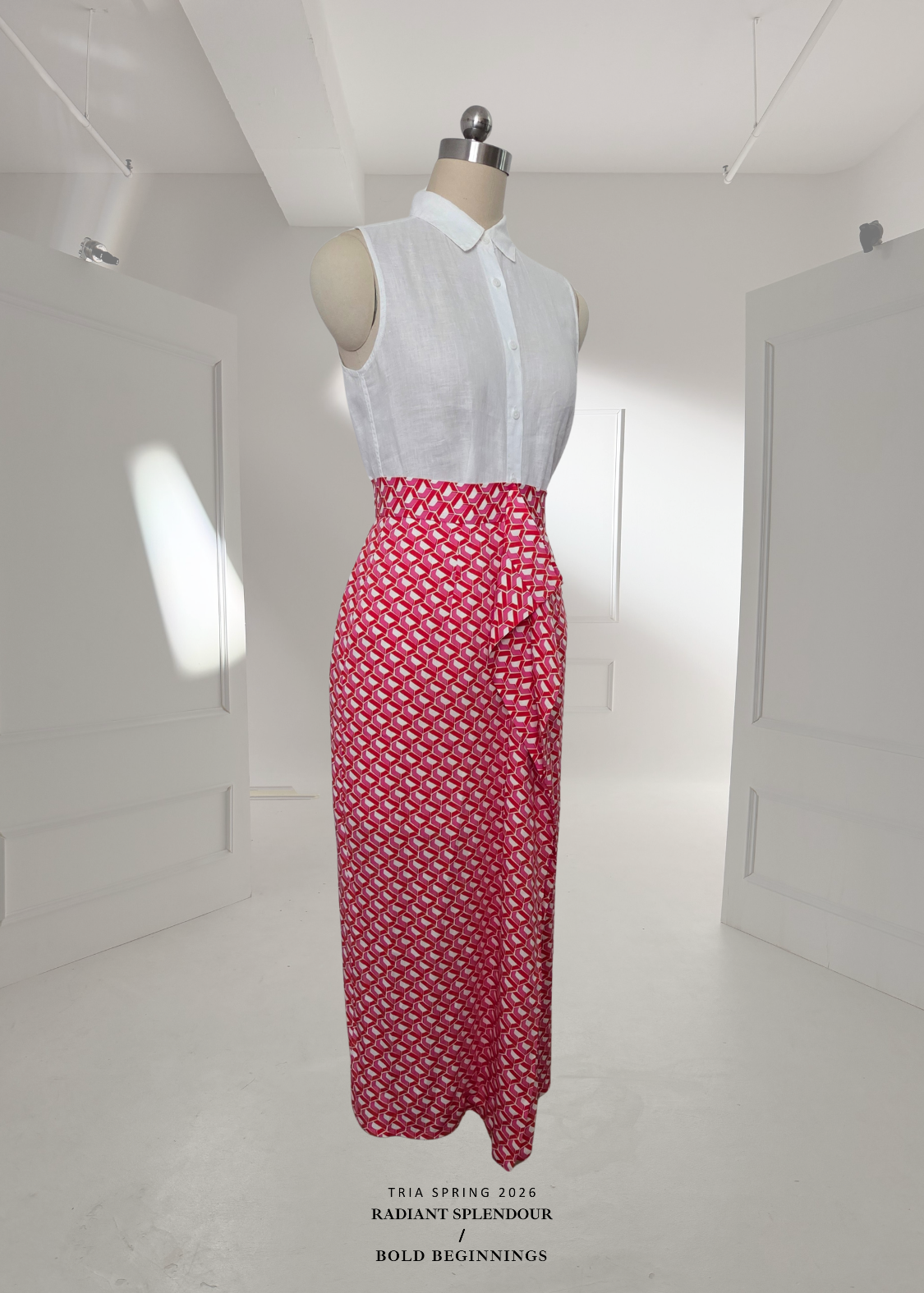 Paradise Skirt in Candy Melon