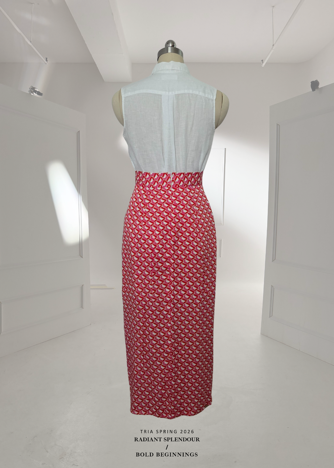 Paradise Skirt in Candy Melon