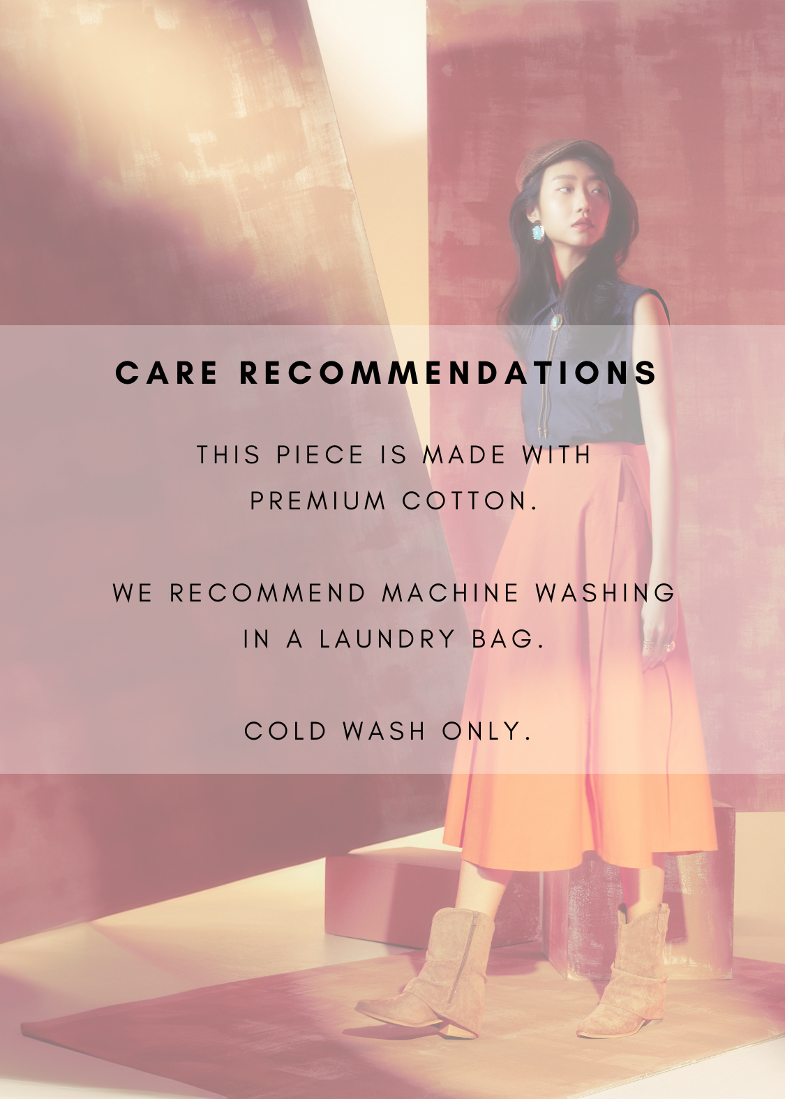 Spire Skirt in Tangerine