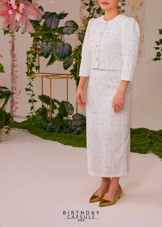 Thalia Skirt in Gold Flake