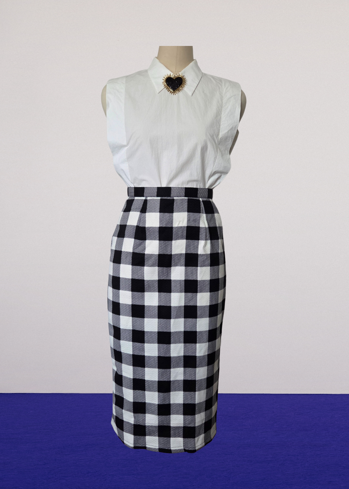 Thalia Skirt in Domino