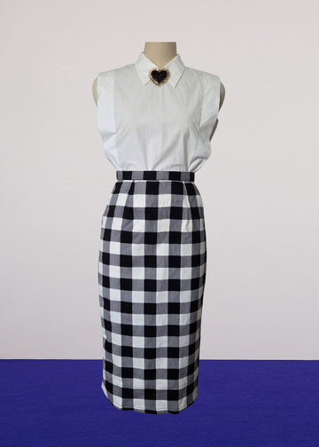 Thalia Skirt in Domino