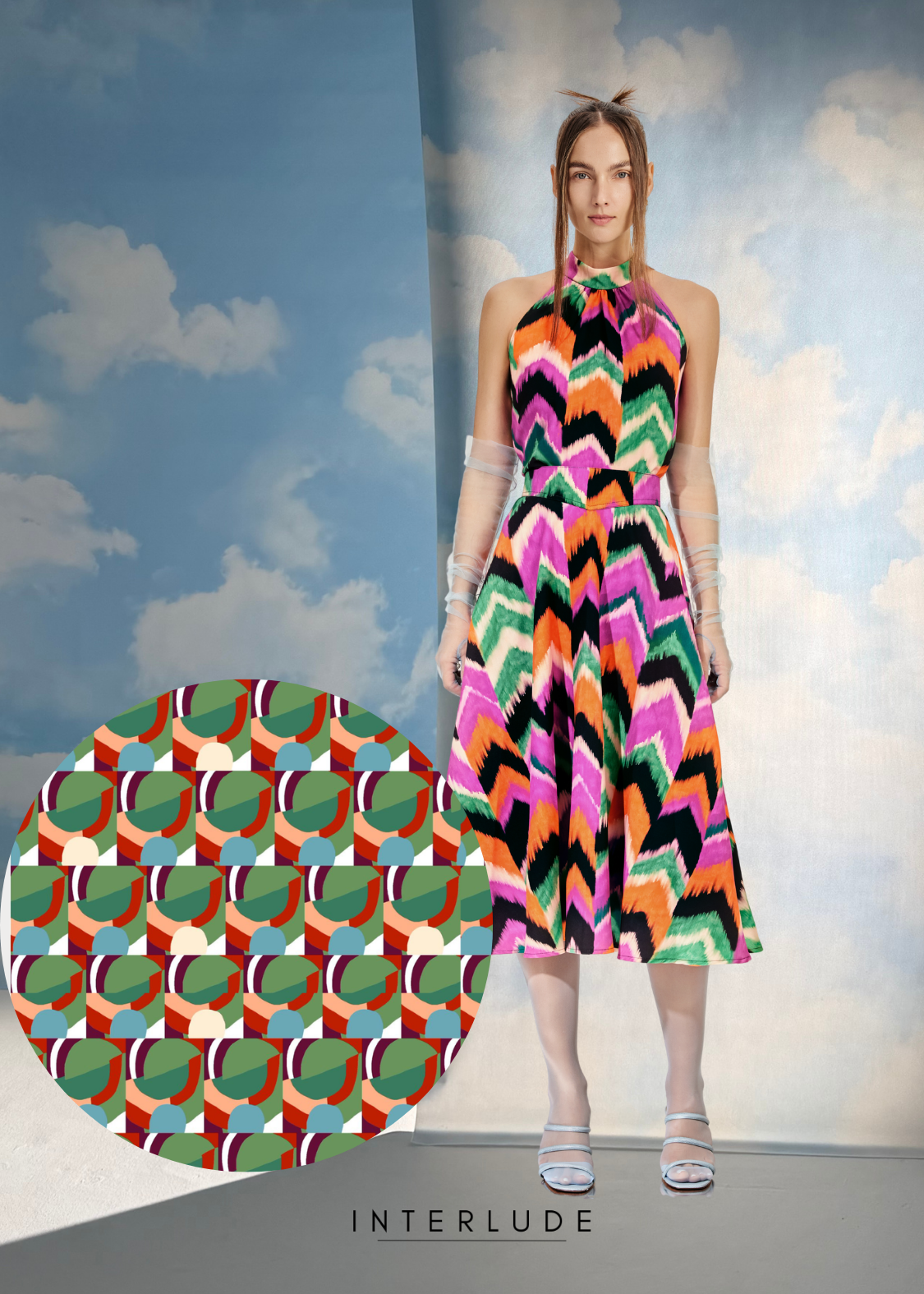 Vida Skirt in Parakeet